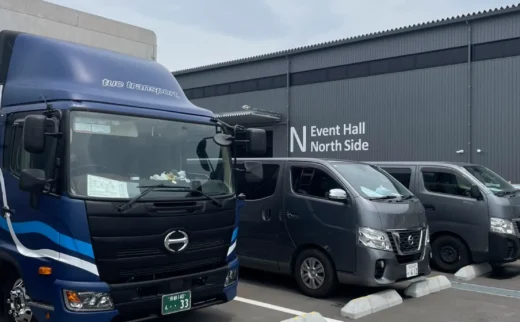 大阪・関西万博への人型ロボット搬出入